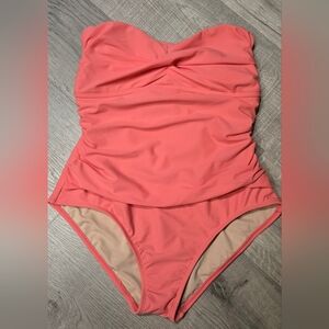 Coral One-Piece Swimsuit